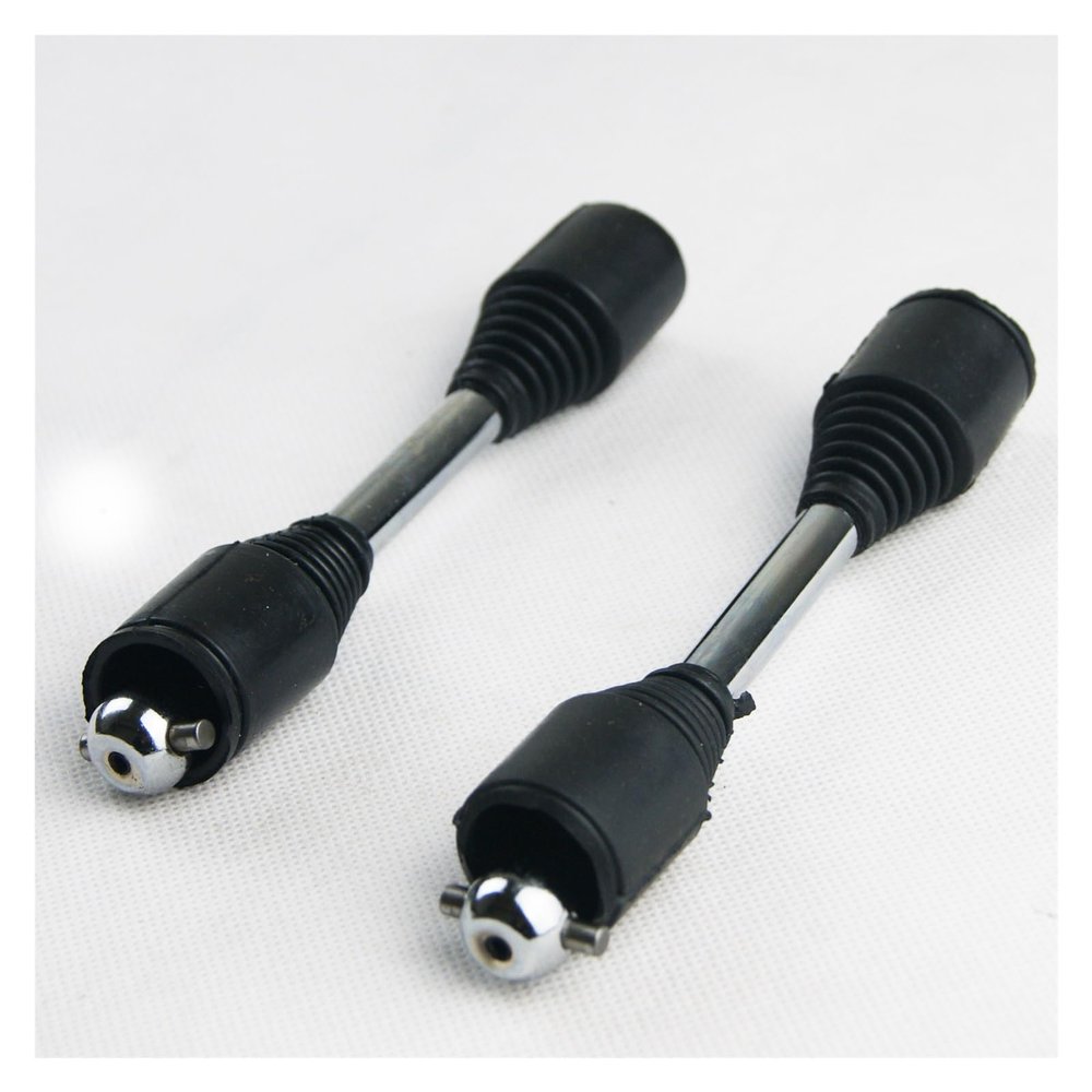 9mm Dog Bone Drive Shaft Axle for Rovan HPI Rovan Rofun Baja 5B 5T Buggy Truck 1/5(Black Boots)