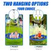 43" Tree Swing 600LB Weight Capacity with Hanging Carabiners, Waterproof Flying Saucer Swing for Kids Adults, Durable Outdoor Disc Swing for Backyard, Camping (Blue) view 4