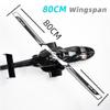 EnuoChbuild RC Helicopter FW450L 450-Class Aircraft Model for Adults, 2.4G RC 6CH Electric Airplane with Brushless Motor, H1 Flight Control System, 3D Manual Mode, GPS-Right-Hand view 4