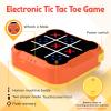 Tic Tac Toe Bolt Game, Handheld Electric Puzzle Game, Gift Ideal for Kids and Adults' Birthday, Electronic Board Games for Educational and Memory Growth, Portable Travel Games for Car Ride view 2