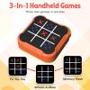 Tic Tac Toe Bolt Game, Handheld Electric Puzzle Game, Gift Ideal for Kids and Adults' Birthday, Electronic Board Games for Educational and Memory Growth, Portable Travel Games for Car Ride view 3