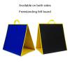 Keenso Double Sided Felt Board, Educational Freestanding Foldable Quiet Teaching with Strap, Great Tool for Home, School, and Office (Blue Black view 4