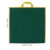 Keenso Double Sided Felt Board, Educational Freestanding Foldable Quiet Teaching with Strap, Great Tool for Home, School, and Office (Blue Green view 2