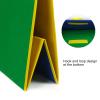 Keenso Double Sided Felt Board, Educational Freestanding Foldable Quiet Teaching with Strap, Great Tool for Home, School, and Office (Blue Green view 3