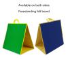 Keenso Double Sided Felt Board, Educational Freestanding Foldable Quiet Teaching with Strap, Great Tool for Home, School, and Office (Blue Green view 4