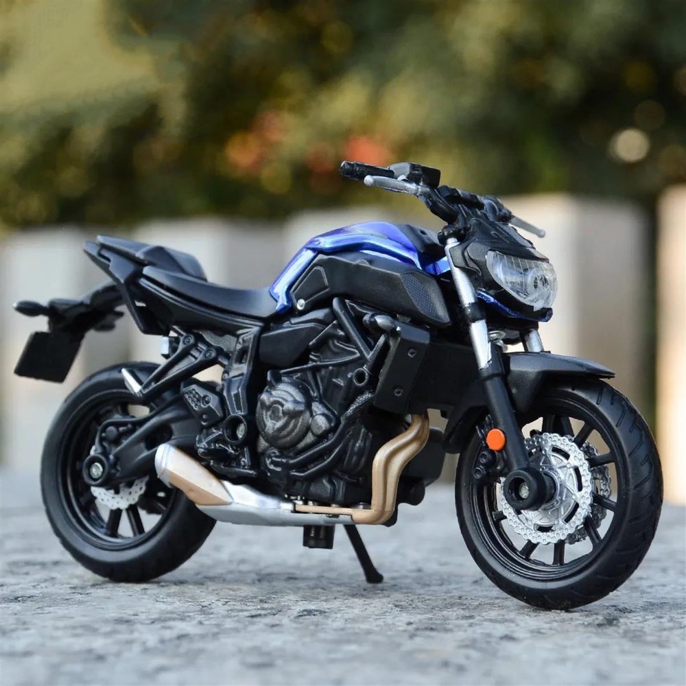 Collection Motorcycle Metal Model Collection Simulation Diecasts Gifts 1/18 for Y-AMAHA MT07 2018