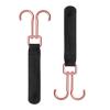 Set of 2Pcs Baby Carriage Hook Secure & Rotatable Hangier Clips Organiser Hook for Hanging Purses Nappy Diaper Toy view 3