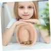 BRIGHTFUFU Wooden Piggy Bank Windows Boys and Girls Coin Bank for Ages Box Decor view 4