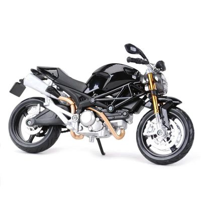 Collection Motorcycle Metal Model Collection Simulation Diecasts Gifts 1:12 for Ducati 696 Monster(Black)