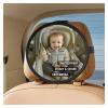 Baby Car Mirror for Rear Facing Carseat 360 Adjustable, Shatterproof, Wide Angle View, Easy Installation, Fits Car, SUV & Truck, Lightweight Safe Design view 1
