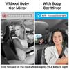 Baby Car Mirror for Rear Facing Carseat 360 Adjustable, Shatterproof, Wide Angle View, Easy Installation, Fits Car, SUV & Truck, Lightweight Safe Design view 3