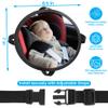 Baby Car Mirror for Rear Facing Carseat 360 Adjustable, Shatterproof, Wide Angle View, Easy Installation, Fits Car, SUV & Truck, Lightweight Safe Design view 4