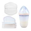 100pcs Soft & Breathable Nursing Breast Pad Single Time Use Leakproof Lactation Liners for Postpartum Mother view 2