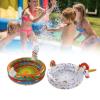 2PCS Kids Inflatable Pool PVC Foldable Portable Mini Swimming Pool Cute Animal Shape Blow Up Baby Pool for Home Outdoor view 2
