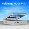 RG35XXSP Portable Flip Retro Handheld Game Console Linux System 3.5 '' IPS Screen Built-in 64G TF Card Pre-Installed 5532 Games RG35XX SP Clamshell Games Console Supports 5G WiFi Bluetooth HDMI Silver view 4