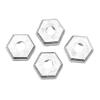 4PCS 1/16 RC Zinc Oy Silver Wheel Hex Hub A for SCY 16101 16102 16103 16201 Cars RC Hex Coupler Parts Compatible with A9 Algorithm view 2