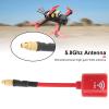 equlup FPV Antenna, 5.8Ghz 2.8dbi RHCP High Gain Omnidirectional Long Lollipop Antenna for RC Drone FPV Racing Drone Quadcopeter Multicopter (Straight Head) view 4