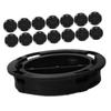 Alasum 30pcs Piggy Bank Stoppers Plastic Closure Plugs for Banks Bottom for Money Saving Boxes Easy Install and Clean and Reusable view 1