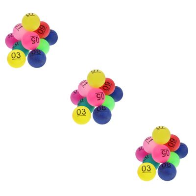 Alasum 20pcs Colored Raffle Drawing Numbered Game for Home Parties Game Props Lightweight Entertainment for Event Activities