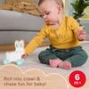 Fisher-Price Baby Toy Wooden Push-Along Bunny, Wood Vehicle for Crawling Developmental Play for Infants Ages 6+ Months view 2