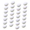 BESPORTBLE 28pcs Lifelike Plastic Pigeon Eggs for Decoration and Hatching Induction Creative Fake Lightweight and Smooth Design for Pigeon Breeding and Nesting view 1