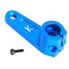 2 Sets Alloy 23T Steering Servo Arm TRF Servo Horn 42249 for Tamiya FUTABA Servo RC Car Upgrade Parts Accessories (Blue) view 2