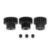 13-15T 16-18T 19-21T RC Motor Pinion Gear, Motor Pinion Gears Combo Set 5mm/0.2in Metal RC Vehicles Replacement for 1/8 RC Car (19T 20T 21T) view 1