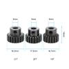 13-15T 16-18T 19-21T RC Motor Pinion Gear, Motor Pinion Gears Combo Set 5mm/0.2in Metal RC Vehicles Replacement for 1/8 RC Car (19T 20T 21T) view 2