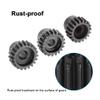 13-15T 16-18T 19-21T RC Motor Pinion Gear, Motor Pinion Gears Combo Set 5mm/0.2in Metal RC Vehicles Replacement for 1/8 RC Car (19T 20T 21T) view 3