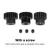 13-15T 16-18T 19-21T RC Motor Pinion Gear, Motor Pinion Gears Combo Set 5mm/0.2in Metal RC Vehicles Replacement for 1/8 RC Car (19T 20T 21T) view 4