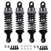 4 pcs Aluminum Oil adjustable 70mm shock absorber damper for rc car 1/16 Hsp hip losi buggy truck hop-up upgrade parts (Titanium) view 1