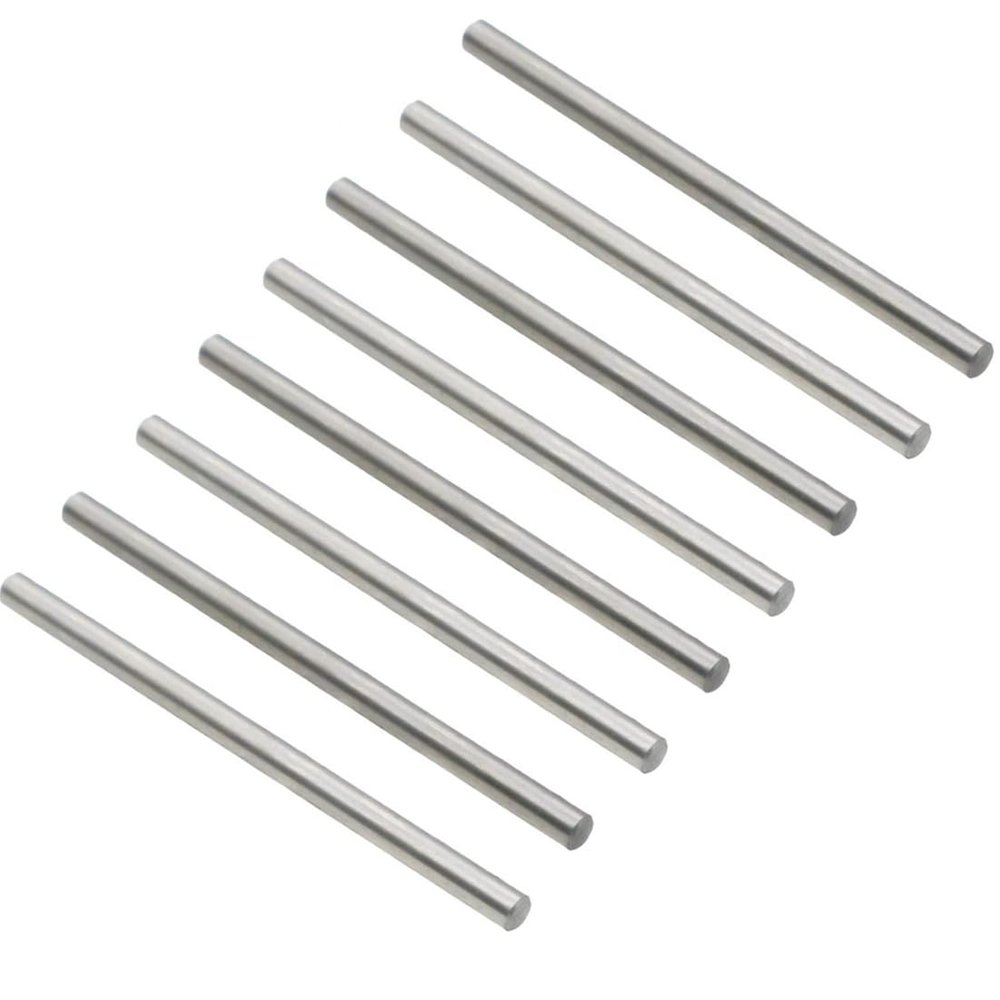 8 Pcs Hinge Pin Lower 4X67.5mm ARAC5032 for ARRMA 6S 1/7 Limitless Infraction 1/8 Typhon Kraton RC Car Parts (Silver)
