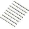 8 Pcs Hinge Pin Lower 4X67.5mm ARAC5032 for ARRMA 6S 1/7 Limitless Infraction 1/8 Typhon Kraton RC Car Parts (Silver) view 1