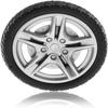 4Pcs Black Tires,48mm Simulation Rubber Wheel Tire Wheel Toy Model DIY RC Spare Parts Easy Installation Small in Size,Remote and App Controlled Vehicles and Parts,Tire and Wheel Sets view 2