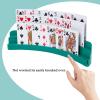 2 Pack Three-Layer Design Playing Cards HoldersPlaying Card Holder for Kids Adults Hands Free Card Holder for Family Card Game Nights Poker Parties view 4