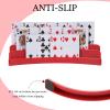 2 Pack Three-Layer Design Playing Cards HoldersPlaying Card Holder for Kids Adults Hands Free Card Holder for Family Card Game Nights Poker Parties view 2