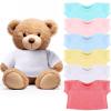 Skylety 6 Pcs Bear Clothes Basic Tee Shirt Classic Stuffed T Shirt Plush Crew Neck for Stuffed Bears Doll with 14 - 18 Inch, Bear Not Included(Multicolor) view 1