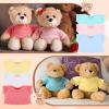 Skylety 6 Pcs Bear Clothes Basic Tee Shirt Classic Stuffed T Shirt Plush Crew Neck for Stuffed Bears Doll with 14 - 18 Inch, Bear Not Included(Multicolor) view 4