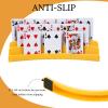2 Pack Three-Layer Design Playing Cards HoldersPlaying Card Holder for Kids Adults Hands Free Card Holder for Family Card Game Nights Poker Parties view 2
