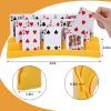 2 Pack Three-Layer Design Playing Cards HoldersPlaying Card Holder for Kids Adults Hands Free Card Holder for Family Card Game Nights Poker Parties view 3