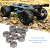 RC Bearing, 10Pcs RC Ball Bearing 10x5x4mm Steel Ball Bearing Set Silver RC Accessory Part Kit for ZD Racing 10421 S view 3