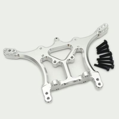 Aluminum Rear Shock Tower Shock Mount Silver for Traxxas 1/10 Slash Rustler Stampede Bigfoot Ford 3638