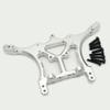 Aluminum Rear Shock Tower Shock Mount Silver for Traxxas 1/10 Slash Rustler Stampede Bigfoot Ford 3638 view 1