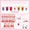 28PACK Bears Valentines Day Gifts for Kids Party Favors Classroom Bulk Kids Valentines Day Cards for School Class Non Candy Goodie Bag Stuffers Stuffed Animals Plush Toys Treats Classroom Exchange view 2