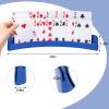 2 Packs of Double-Layer Card HoldersPlaying Card Holder for Kids Adults Hands Free Card Holder for Family Card Game Nights Poker Parties view 3