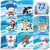 90shine 72PCS Winter Coloring Books for Kids, Christmas Party Favors in Bulk Goodie Bag Stocking Stuffers Gifts Ages 2-4 3-5 4-8 view 1