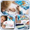90shine 72PCS Winter Coloring Books for Kids, Christmas Party Favors in Bulk Goodie Bag Stocking Stuffers Gifts Ages 2-4 3-5 4-8 view 3