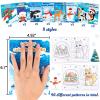 90shine 72PCS Winter Coloring Books for Kids, Christmas Party Favors in Bulk Goodie Bag Stocking Stuffers Gifts Ages 2-4 3-5 4-8 view 4