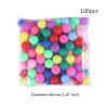 CoudarTitie Bingo Game Balls 40mm for DIY Projects and Party Activities, 100 Pieces Mixed view 3