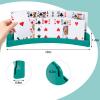2 Packs of Double-Layer Card HoldersPlaying Card Holder for Kids Adults Hands Free Card Holder for Family Card Game Nights Poker Parties view 3